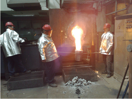 induction melting furnace