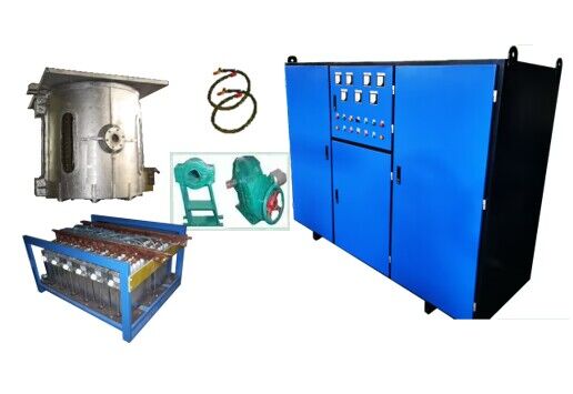 1.25 ton induction electric melting furnace